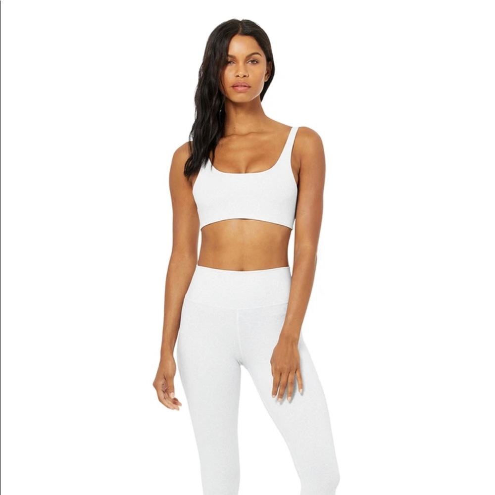 Alo Vapor Leopard Bra